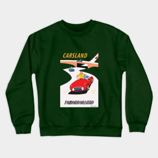 CARSLAND -- Disnerland Parody Crewneck Sweatshirt